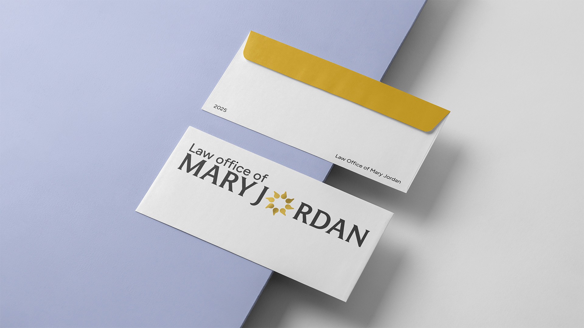 Law Office of Mary Jordan business cards